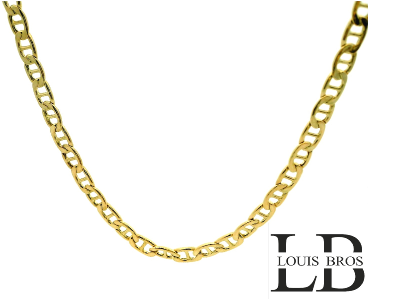 Dit prachtige collier is vervaardigd uit 14 karaat geelgoud (5.77 gr) en straalt een klassieke elegantie uit die de tand des tijds moeiteloos doorstaat. Dankzij het tijdloze ontwerp past dit sieraad bij elke gelegenheid – van dagelijks gebruik tot feestelijke momenten.

De fijne, zorgvuldig afgewerkte schakels zorgen voor een soepele pasvorm en een luxueuze uitstraling. De warme glans van het goud voegt een vleugje klasse toe aan elke outfit, of je het nu solo draagt of combineert met een hanger.

Een duurzaam en stijlvol juweel dat generaties lang gekoesterd kan worden – een echte must-have voor de liefhebber van tijdloze sieraden.
Verkrijgbaar vanaf 40 cm.