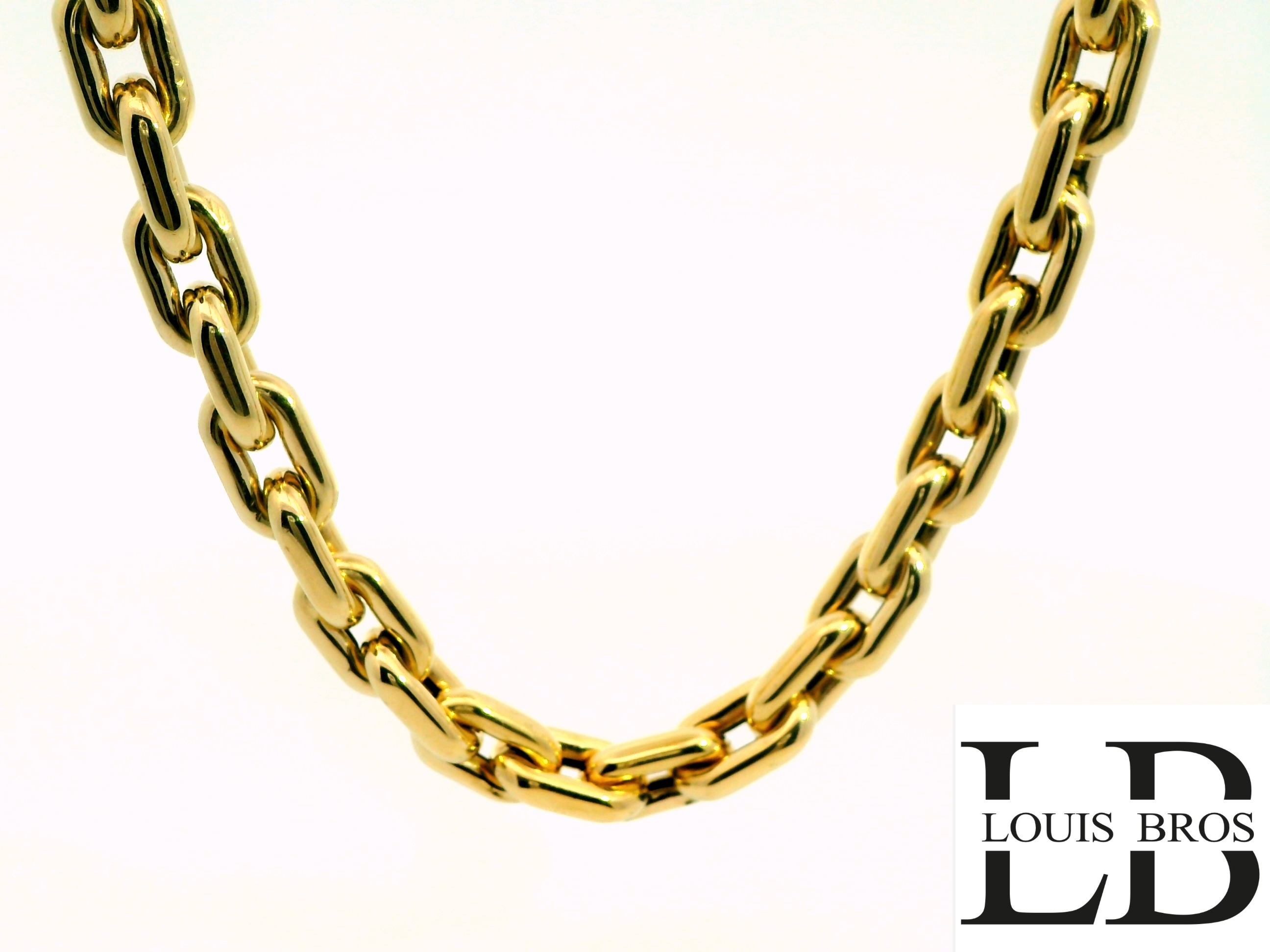 Dit stijlvolle occasion collier is vervaardigd uit massief 14 karaat bicolor goud (39.35 gr) en combineert de warme glans van geelgoud met het heldere accent van witgoud. De stevige, klassieke schakels geven het sieraad een luxe en tijdloze uitstraling, perfect voor dagelijks gebruik of een elegante gelegenheid.

Als tweedehands juweel verkeert dit collier in uitstekende staat en is het met zorg gecontroleerd op kwaliteit en echtheid. De massieve afwerking zorgt voor een voelbare stevigheid en maakt het een waardevolle toevoeging aan elke sieradencollectie.

Een karaktervol en duurzaam collier met een unieke uitstraling – voor wie houdt van kwaliteit met een verhaal.