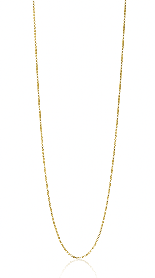 ZINZI Gold 14 karaat gouden anker ketting (0,7mm breed), de lengte is 45cm. Ideaal om je gouden hanger aan te hangen. Vervaardigd van geheel 14 karaat goud (585). En herkenbaar 'Zinzi' door het kleine gouden Zinzi hartje bij de sluiting.