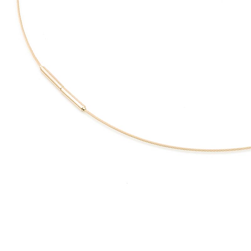 Boccia titanium spang collier goudkleurig