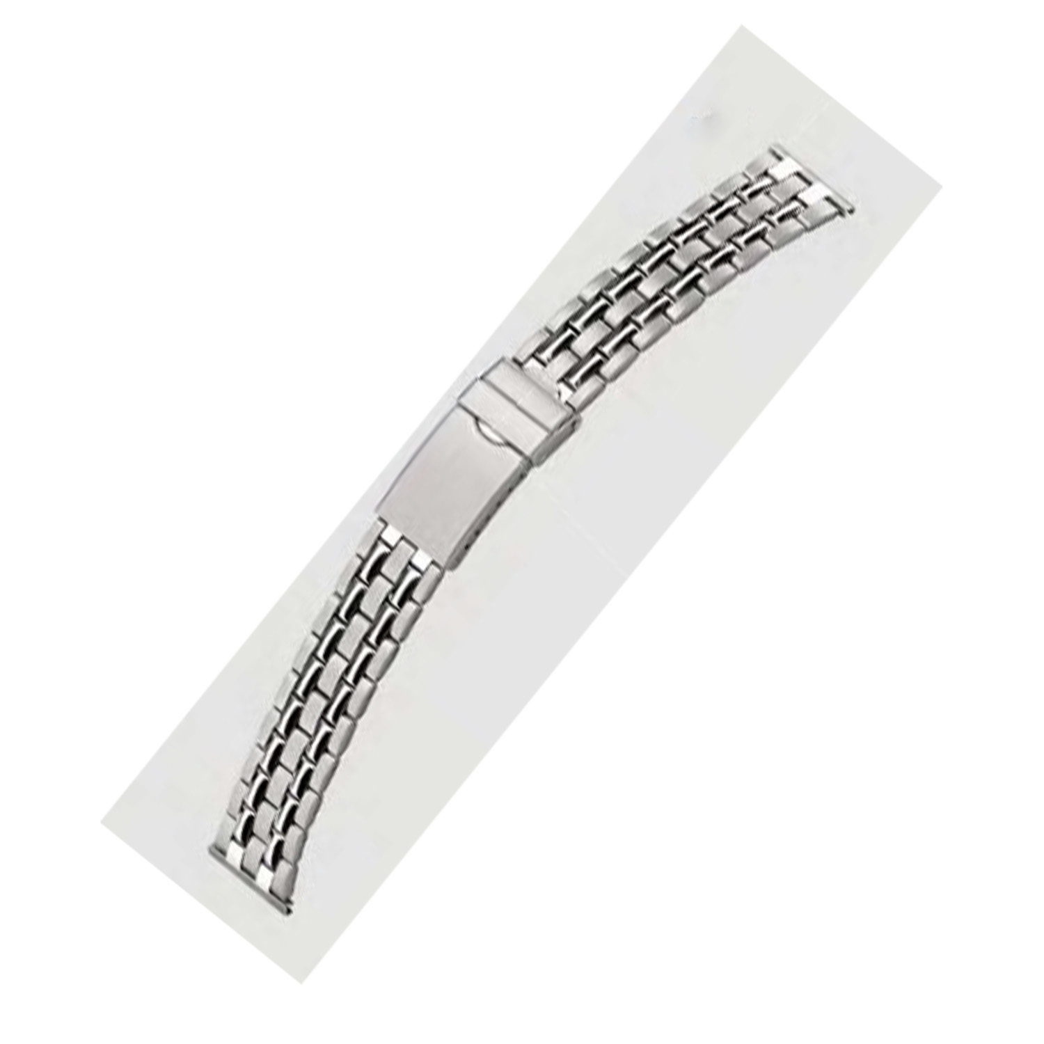 Dit is een zilverkleurige horlogeband van het merk BEAR