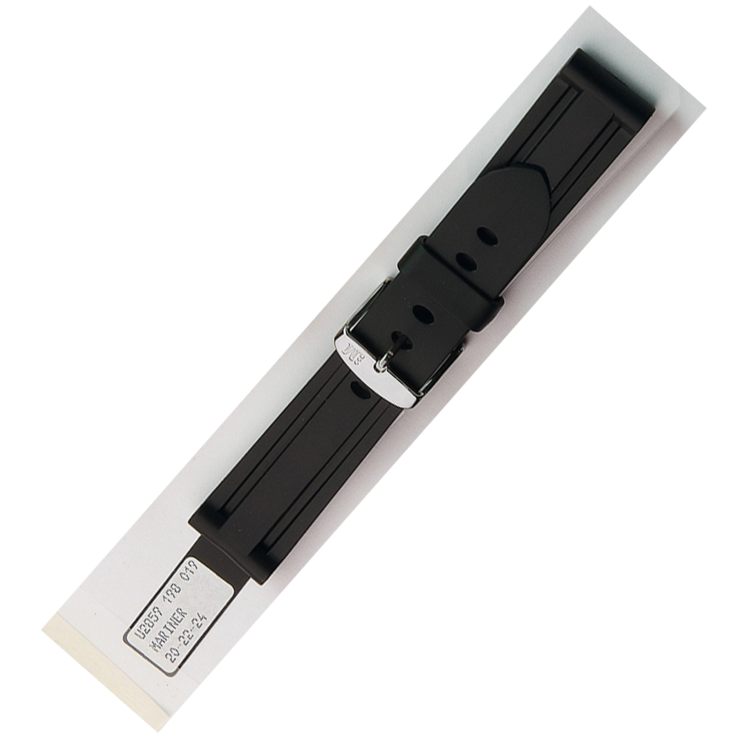 Morellato Horlogeband Mariner Rubber Zwart 22mm PMU019MARINE22