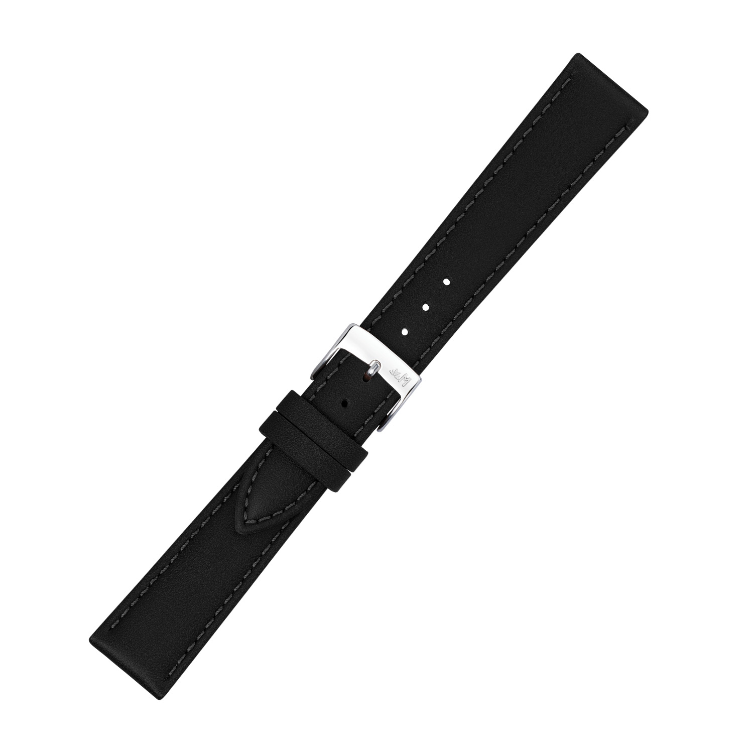 Dit is een zwarte horlogeband van het merk Morellato uit de serie Grafic