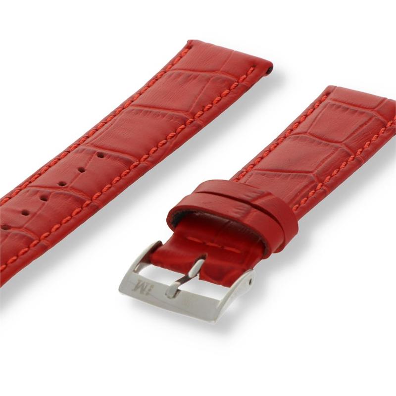 Dit is een rode horlogeband van het merk Morellato uit de serie Bolle