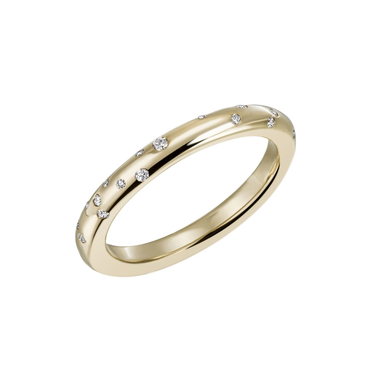 dieser 585/- Gelbgold- Ring ist ein elegantes Schmuckst&uuml;ck mit einem Sternenhimmel aus 26 Brillanten. Ideal f&uuml;r besondere Anl&auml;sse, verleiht es jedem Outfit einen Hauch von Luxus. Tragen Sie ihn am Ringfinger f&uuml;r einen klassischen Look oder kombinieren Sie ihn mit anderen Ringen f&uuml;r einen trendigen Auftritt.
