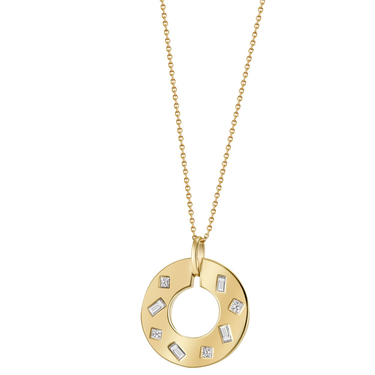 dies ist eine atemberaubende Halskette aus 585/-Gelbgold mit 8 Fancy Diamanten. Perfekt geeignet für elegante Anlässe oder um jedem Outfit einen Hauch von Luxus zu verleihen. Tragen Sie sie zu einem schlichten Kleid oder einer Bluse, um ihre Schönheit zu betonen. Dieses Schmuckstück verleiht jedem Look einen Hauch von Raffinesse und Stil.