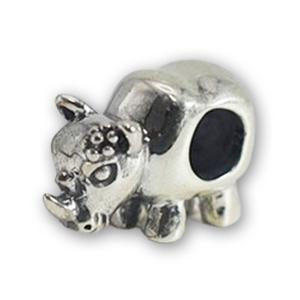 Piccolo Bedel Zilver Neushoorn