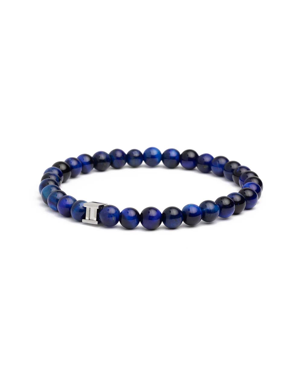 Dark Blue 6mm armband van het merk Gemini.
De lengte is 20 cm (M).