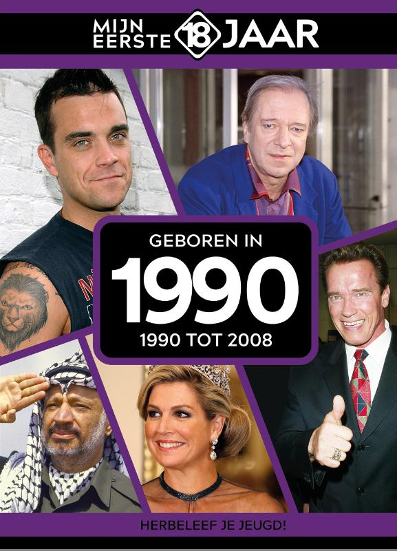 MIJN EERSTE 18 JAAR; GEBOREN IN 1990 De jaren van 1990 tot 2008 Mijn Eerste 18 Jaar is hét boek vol met ‘oh ja!’-momenten. Droom weg bij alle hoogtepunten uit jouw jeugd. Zo beleef je de meest spraakmakende momenten uit de eerste 18 jaar van jouw leven opnieuw. Aan welke hits, films en tv-programma’s heb je mooie herinneringen? Hoe was de mode toen, het straatbeeld en de rages? Welke sporthelden zijn je bijgebleven? En wat was het nieuws waar iedereen het over had? Mijn Eerste 18 Jaar staat boordevol jeugdsentiment. Met maar liefst 182 pagina’s aan kleurrijke foto’s, anekdotes en iconische beelden uit jouw jonge jaren. Ook hebben we per jaar de grootste hits voor je verzameld. Scan de code en beluister jouw hits. Begin met bladeren en herbeleef je jeugd!