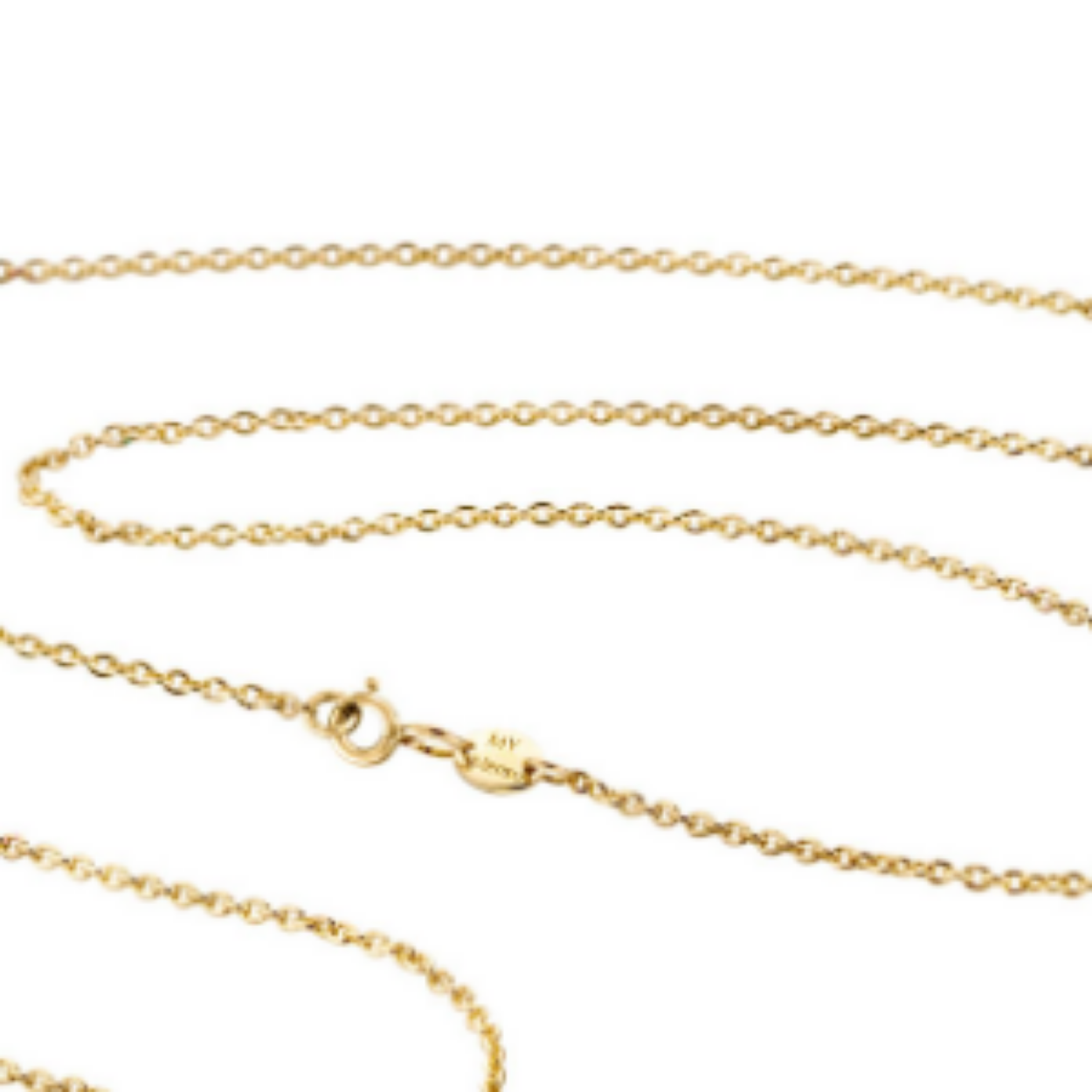My imenso gouden collier jasseron 0.9mm 42cm (+ 3 CM VERLENGSTUKJE) 