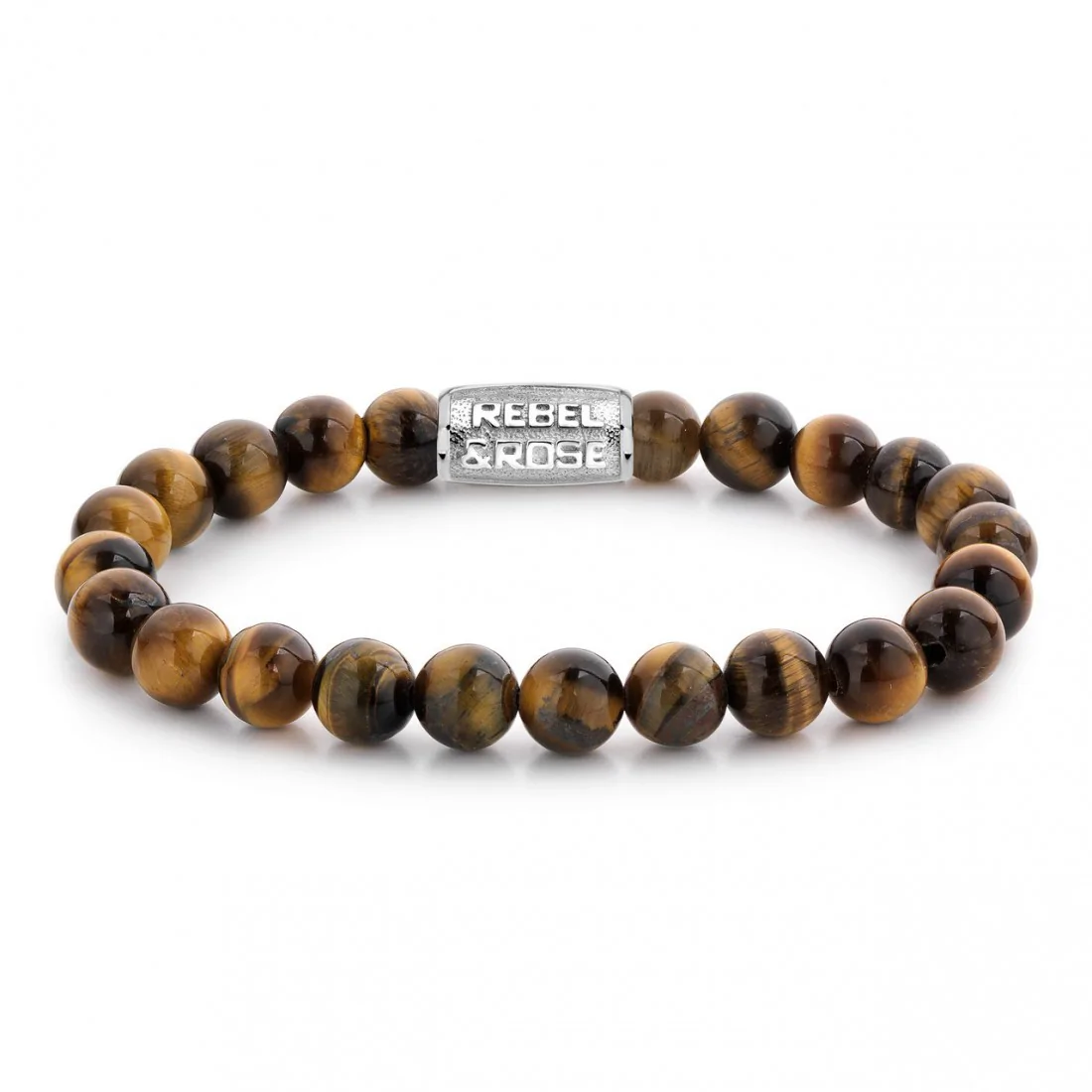 Kralen armband bruin tijger