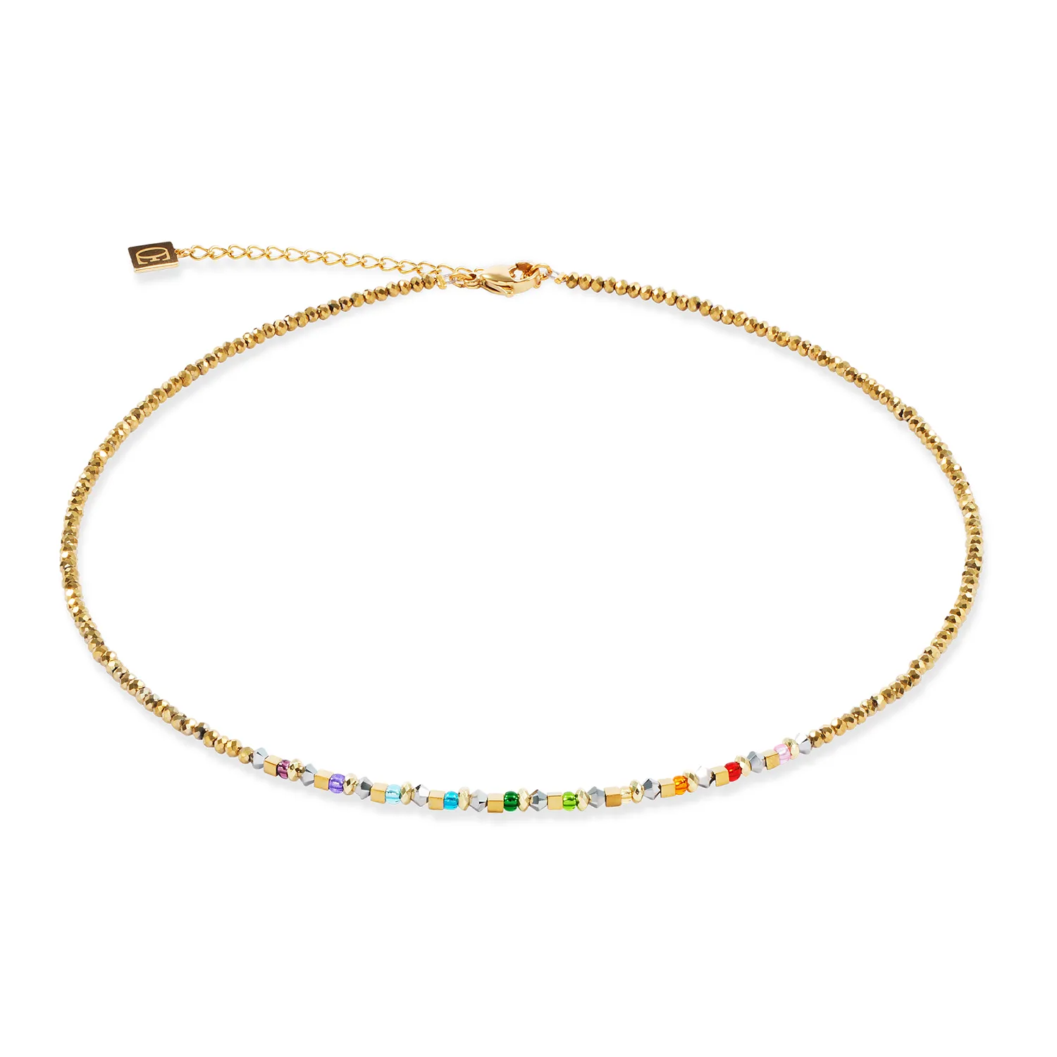 De Necklace-Multicolour Gold, modelnummer 4359/10-1516, is een verfijnd sieraad met een rijke veelkleurige afwerking. Als een uniek juweeltype maakt deze ketting elke outfit bijzonder. Draag hem bij zowel formele als dagelijkse kleding voor een elegante touch. Perfect voor zowel speciale gelegenheden als alledaags gebruik. Voeg glamour toe aan je look met dit prachtige sieraad.