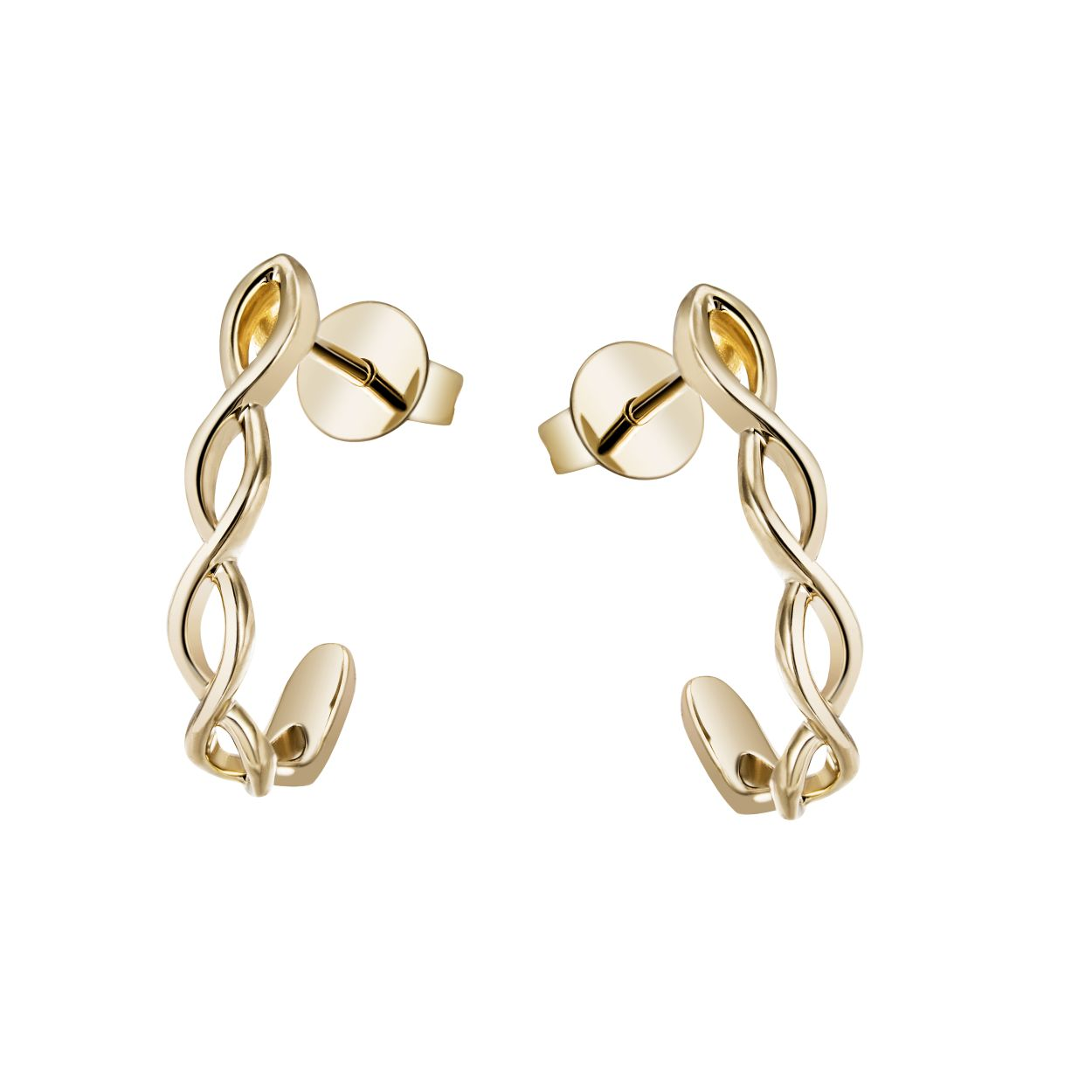 Zeitlose Eleganz in 585/- Gelbgold. Diese zarten Ohrstecker aus edlem Gelbgold vereint klassische Schönheit mit symolischer Bedeutung. Ein Band der Ewigkeit: Diese Ohrstecker besteht aus aneinandergereihten Unedlichkeitszeichen die nahtlos in einander übergehen. Dies steht für ewige Verbundenheit und endlose Liebe. Die Ohrstecker sind ein Ausdruck von Beständigkeit und Sil.