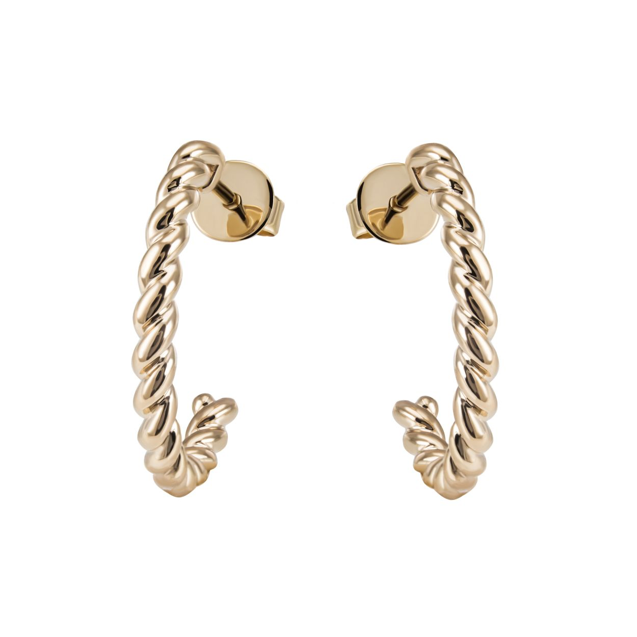 Edle Ohrstecker aus 585/-Gelbgold. Perfekt für elegante Anlässe oder als tägliches Accessoire für einen Hauch von Luxus. Mit diesen zeitlosen Ohrsteckern verleihen Sie Ihrem Look eine subtile Raffinesse. Ideal in Kombination mit passendem Goldschmuck, um ein harmonisches Gesamtbild zu schaffen.