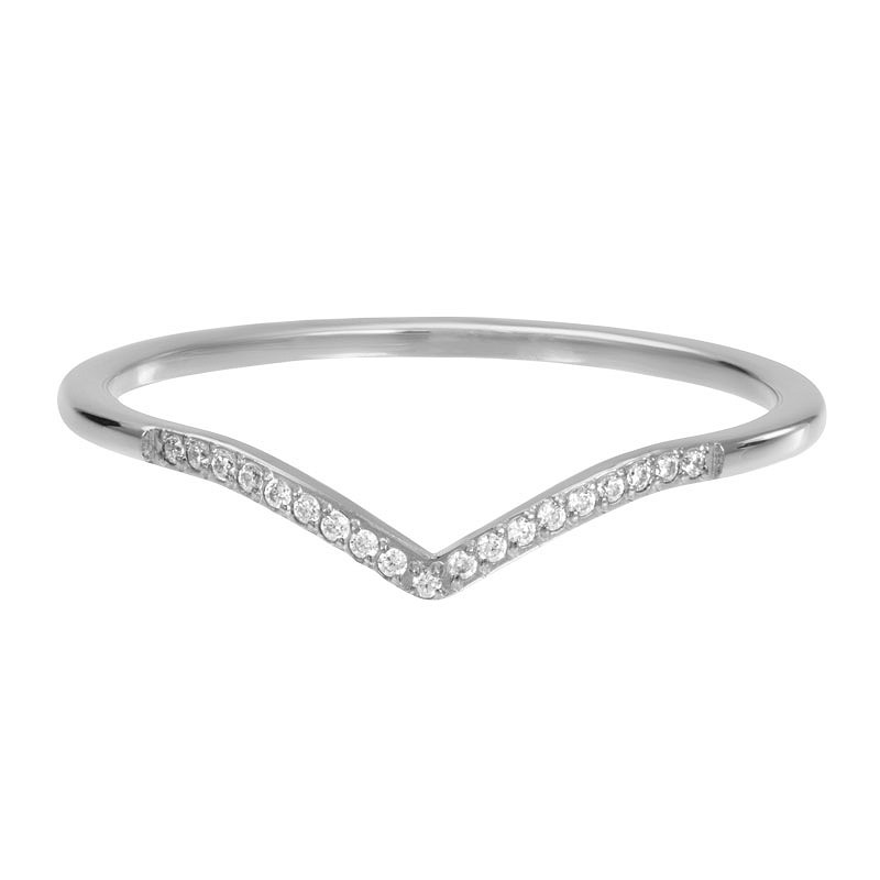 De iXXXi ring Fame Venus with stones is een 1mm brede single ring gemaakt van stainless steel. De ring bestaat uit een glad design met op de voorzijde een 'V'-vorm, die is ingelegd met kleine zilverkleurige zirconia steentjes.