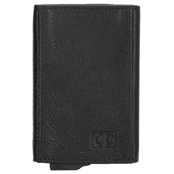 Deze creditcard etui van Double-D is gemaakt van echt leer en beschikt over RFID-bescherming. Dit zorgt ervoor dat jouw (betaal)passen veilig zijn. De creditcard etui is compact en past daardoor makkelijk in een tas of broekzak. De houder biedt ruimte voor 7 betaalpassen, waardoor het belangrijkste item wordt wat je met je meedraagt. Ook is er ruimte voor losgeld. De pasjeshouder is verkrijgbaar in 3 verschillende kleuren, waardoor je jouw persoonlijke stijl kunt laten zien.
