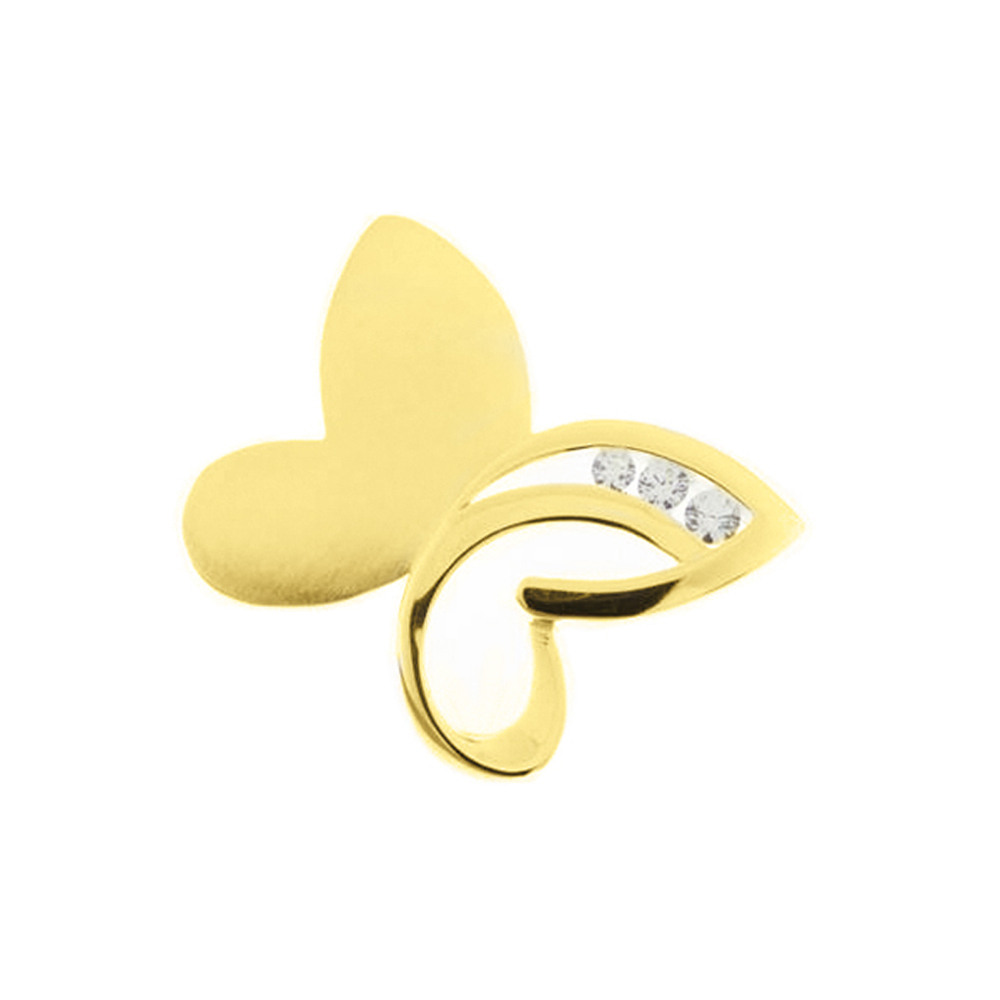 Vlinder hanger, half mat, half glanzend. Deze hanger is ook zeer geschikt voor een vingerafdruk op de matte vleugel te laseren. Dit sieraad wordt zichtbaar aan de achterkant gevuld met as of haar en wordt vermengd met onze speciale hars.

verkrijgbaar vanaf €149,-  in zilver 
en €1178,- in 14 krt goud met diamant

Door de fluctuerende goudkoers kunnen de prijzen veranderen.

Leverbaar In  zilver of 14krt geel/wit/of rosé Goud 
Steensoort: Diamant of Zirconia
en met alle verschillende hars kleuren naar keuze 

U kunt bij ons in de winkel het sieraad samenstellen en zien welke opties allemaal mogelijk zijn
