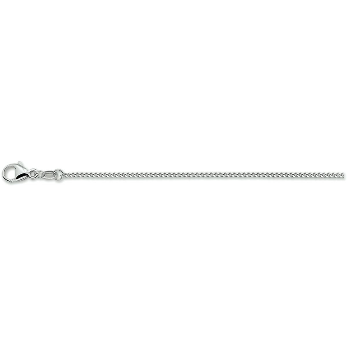 De collier is gemaakt van gerhodineerd zilver en is zilverkleurig. Het is een sieraad voor unisex.