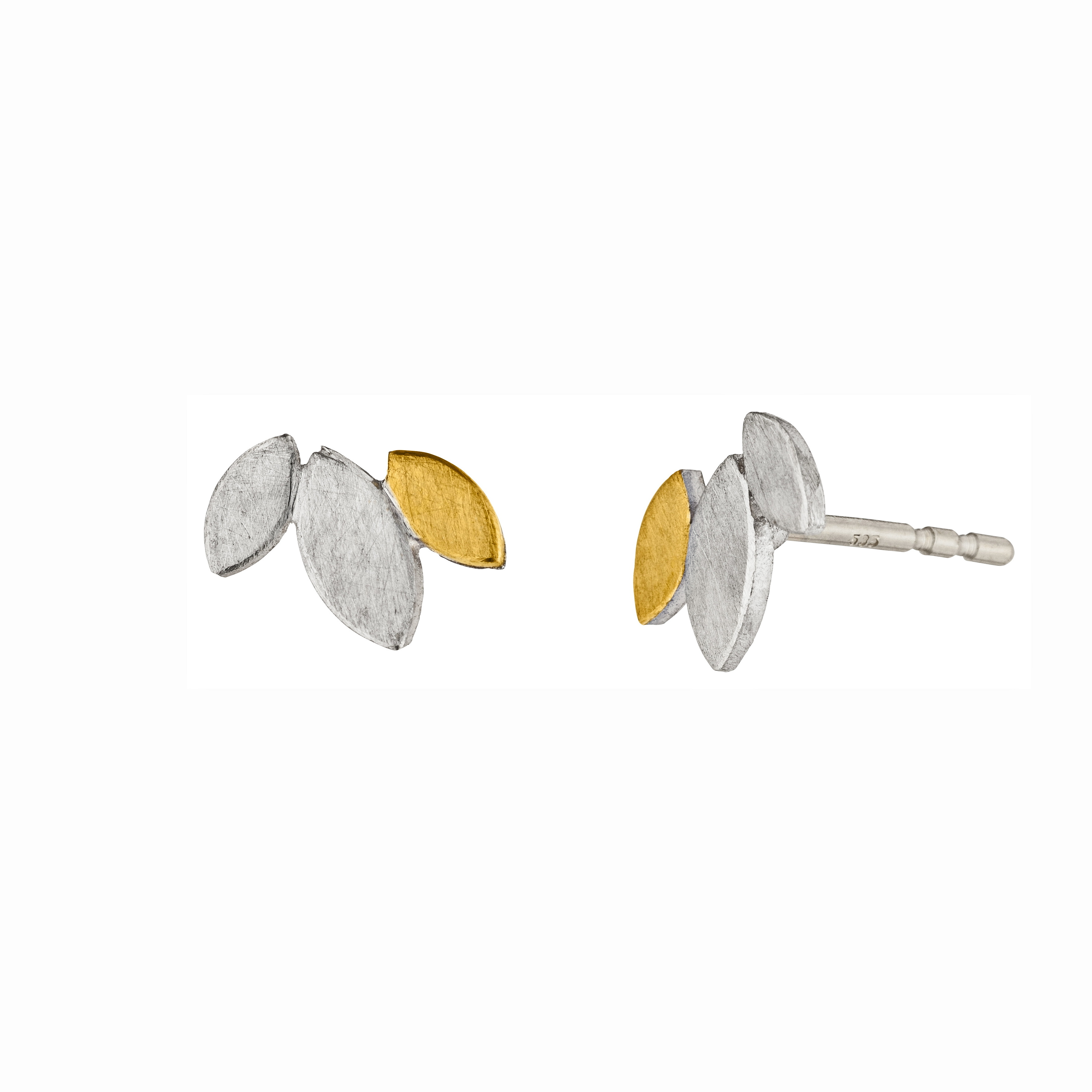 Oorstekers zilver/goud