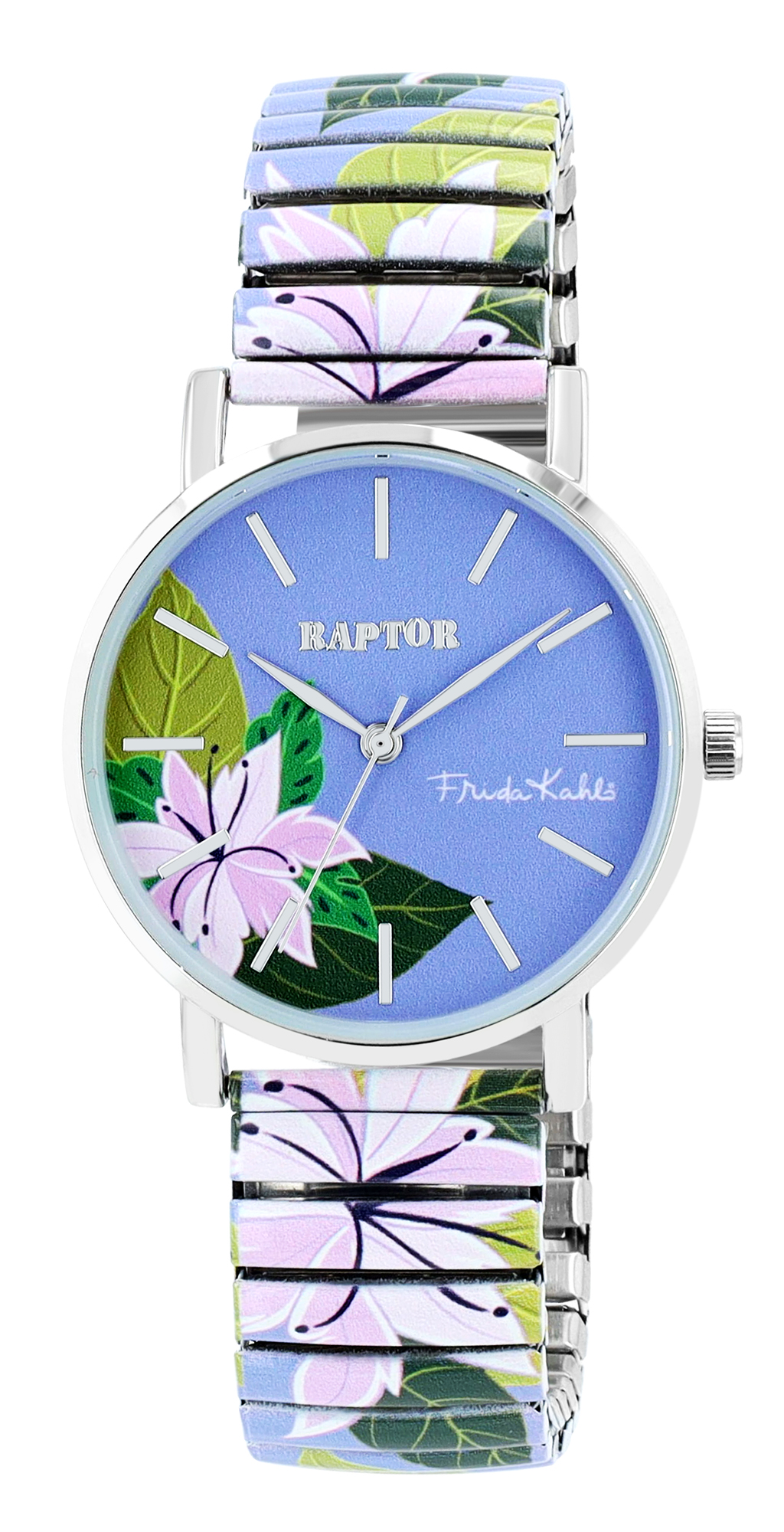 Raptor dameshorloge "Frida Kahlo Editie" met rekband 