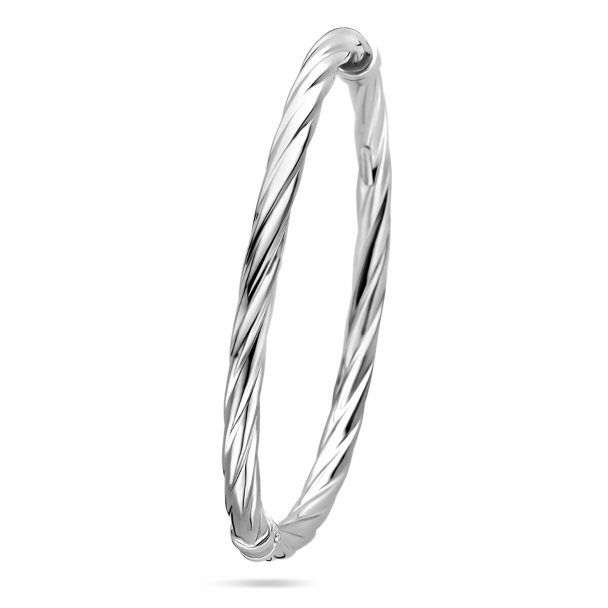 De Zilver gerhodineerd slavenband met scharnier, modelnummer 1339683, is een verfijnde armband uit de categorie sieraden, specifiek een slavenarmband. Deze stijlvolle armband is perfect als elegant accessoire voor zowel dagelijks gebruik als speciale gelegenheden. Draag het solo voor een subtiele uitstraling of combineer het met andere armbanden voor een trendy, gelaagde look.