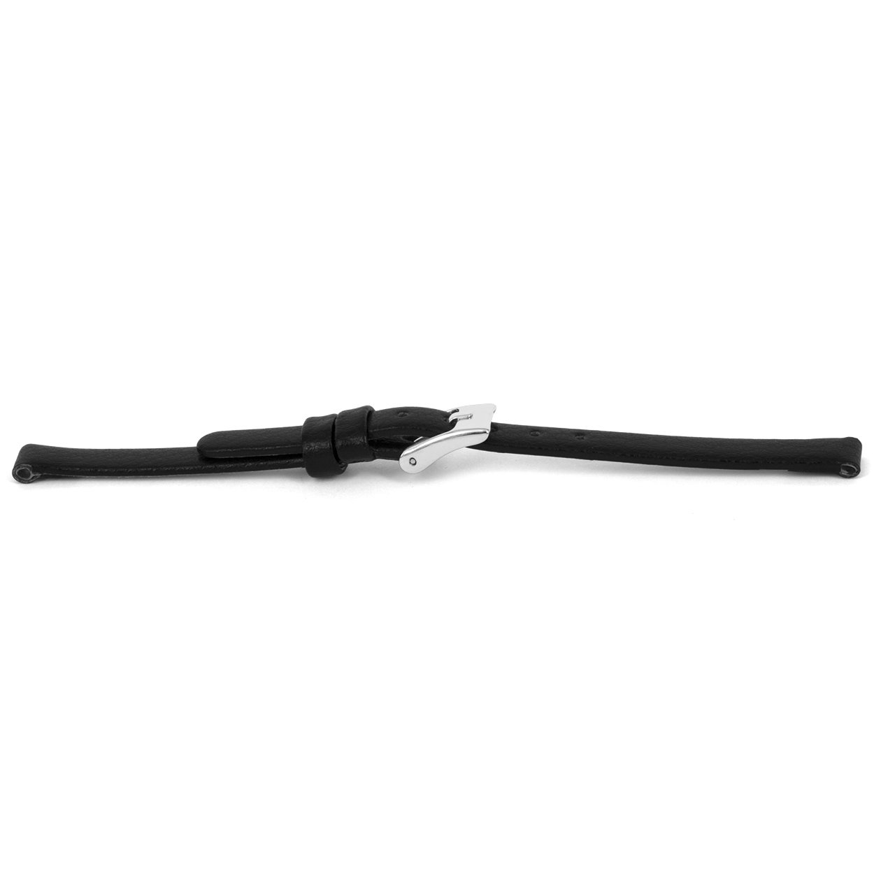 Zwart lederen horlogeband met zilverkleurig edelstalen gesp.
Kleur band: Zwart
Band dikte: 2.0mm
Band lengte: 70/105mm
Band breedte: 08x08mm
Gesp: Edelstaal
Bekleding binnenband: Nubuck
Gestikt: Nee
Pushpin: Exclusief
Hypo allergisch: Ja
EAN: 8716667161528


Code: catd283