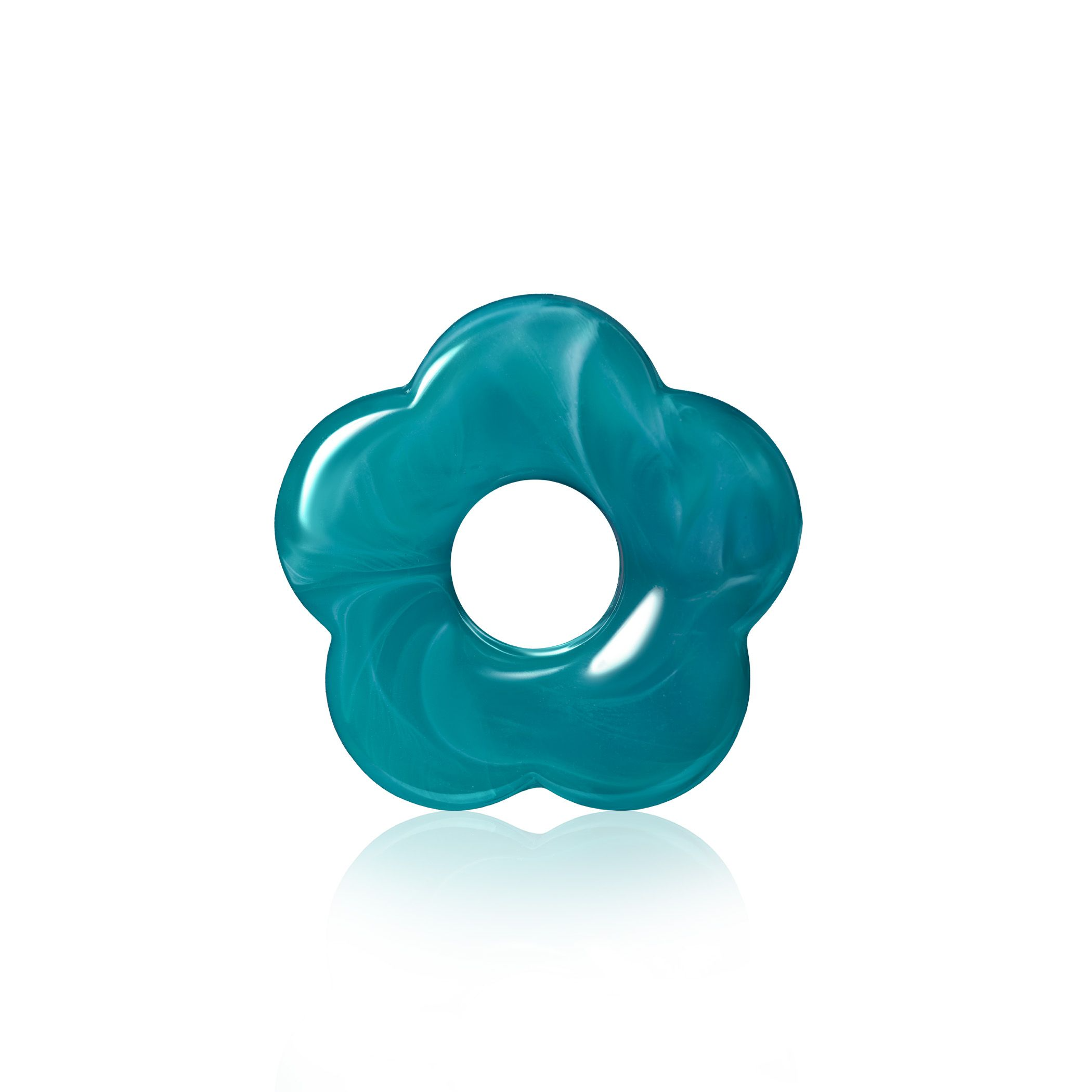 De ZINZI hanger bloem 26mm turquoise kunststof GRATI (modelnummer ZIH2720TA) is een prachtige bloemvormige hanger in de categorie sieraden, specifiek een hanger. Het stijlvolle turquoise kunststof design maakt het een opvallend accessoire. Draag deze hanger met een eenvoudige ketting om elke outfit een verfijnde en modieuze touch te geven. Perfect voor elke gelegenheid!