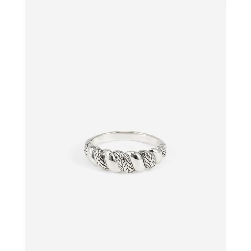 Ellen Ring Spiral Gradient Silver