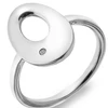 Hot Diamonds Emerge Sterling Silver Open Oval Ring. DR160.

