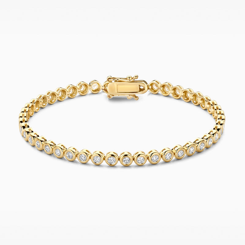 BLUSH GEELGOUDEN LAB DIAMONDS ARMBAND