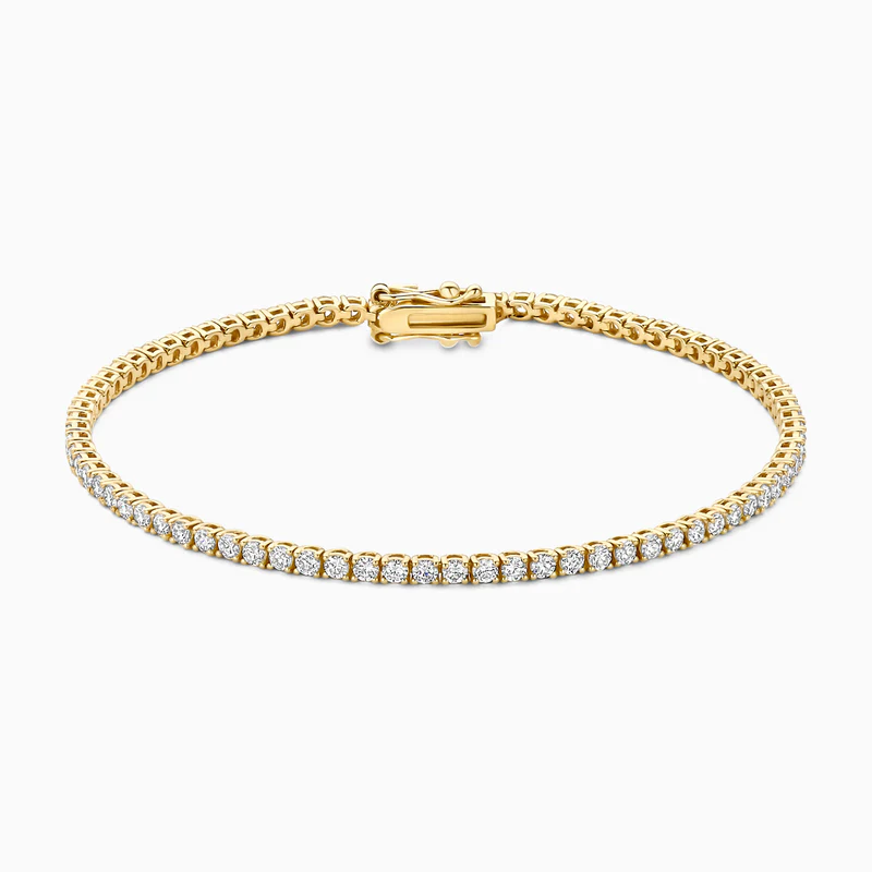gouden Blush tennisamband, 2,31ct LG briljant 17cm