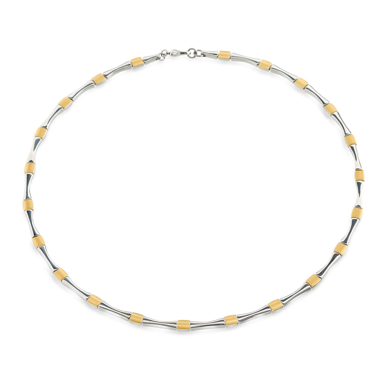 Der COLLIER TI BICO GP SAT/POL, ist eine Halskette aus Titan. Sie ist goldfarben, hat eine Breite und Tiefe von 3,0 und eine Länge von 450. Mit einem Gewicht von 14,3 ist es ein stilvolles Schmuckstück ohne Datumsfunktion. Tragen Sie es zu besonderen Anlässen als elegantes Accessoire.