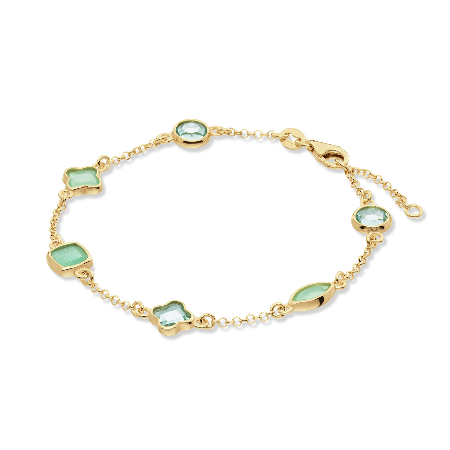 Dit is een damesarmband van het merk GLOW uit de serie Colors from Nature