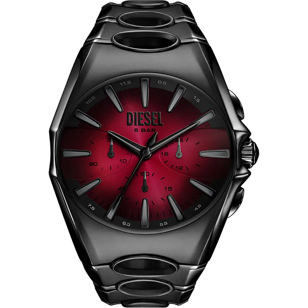 Diesel horloge DZ4696 is een robuust en stijlvol uurwerk met een opvallend ontwerp. Uitgerust met een chronograaf, datumaanduiding en waterbestendigheid tot 50 meter, is het zowel functioneel als modieus. Draag het bij casual of zakelijke outfits voor een gedurfde look. Perfect voor dagelijks gebruik en speciale gelegenheden.