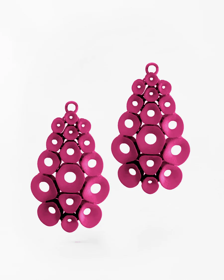 Fabnora coral oorring hanger summer wine