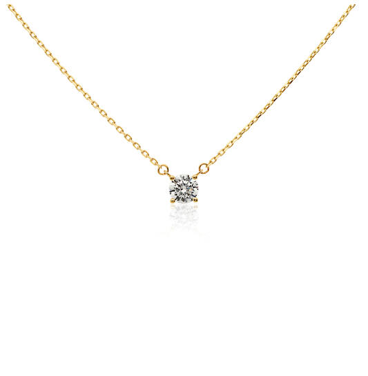 De 14KR collier met zirkonia is een verfijnde geelgouden halsketting, perfect voor elke gelegenheid. Draag deze elegante ketting solo voor een subtiele look of combineer met andere sieraden voor een gelaagde stijl. Een veelzijdig sieraad dat zowel chic als tijdloos is, ideaal voor dagelijkse en speciale momenten.