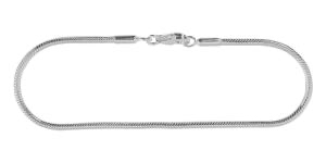 ZIlveren armbandje voor  bedels