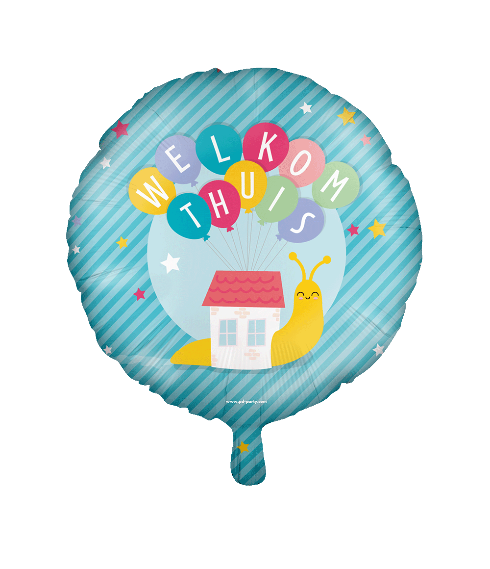 De Foil Ballon - Welkom Thuis, modelnummer 7042168, van een onbekend merk, valt onder de categorie TOYS_HOBBY_PARTY. Deze ballon is perfect voor feestelijke thuiskomsten. Het beste kunt u de ballon met helium vullen en aan een lint vastmaken, zodat hij stijlvol zweeft als decoratie bij de entree of in de woonkamer.