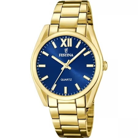 Festina dames horloge F20640/5 met een 316l roestvrij staal kast en een mineraal glas met een 316l roestvrij staal band/armband.

Festina horloges zijn de perfecte mix van elegantie en functionaliteit.Festina biedt een herkenbaar design, constante technologische evoluties en en een perfecte prijs/kwaliteit garantie.