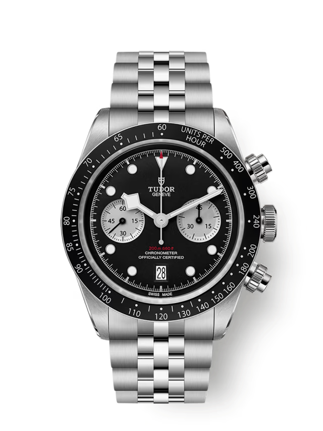 De Tudor Black Bay Chrono, modelnummer M79360N-0013, is een elegante polshorloge. Met zijn iconische ontwerp biedt het precisie en stijl, perfect voor elke gelegenheid. Draag het tijdens formele gelegenheden of casual uitstapjes voor een tijdloze uitstraling. De roestvrijstalen kast en hoogwaardige afwerking maken dit horloge een uitstekende keuze voor horlogeliefhebbers.
