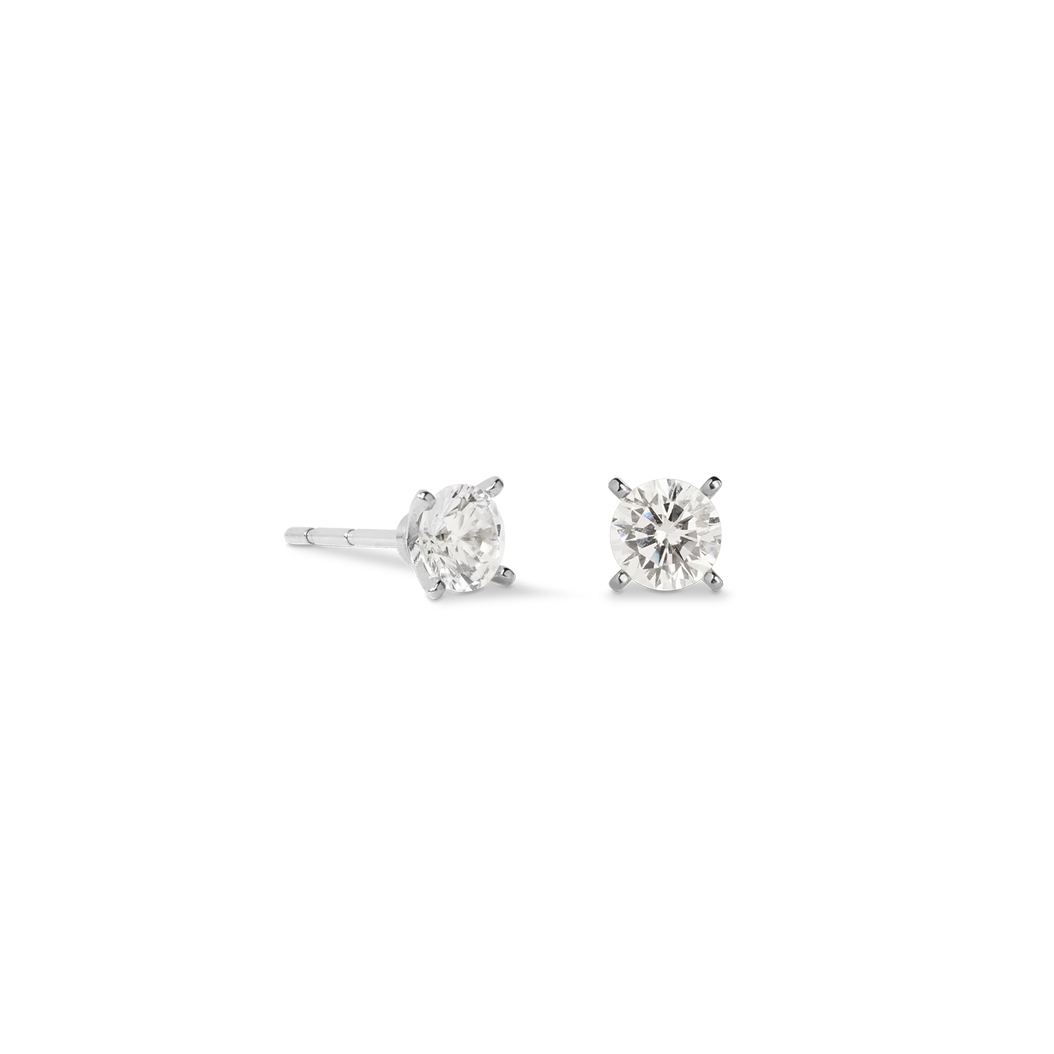 Coeur de Lion 0207/21-1817 Oorstekers Crystal Silver