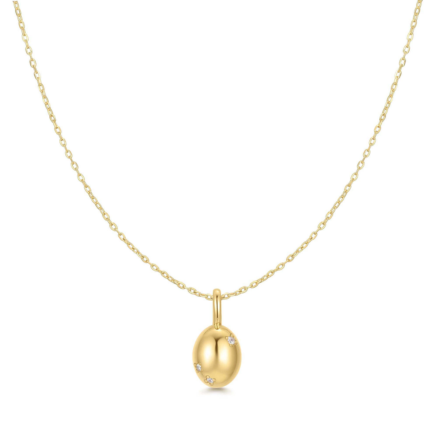 Maak een krachtig statement met deze prachtige ketting — het perfecte middelpunt van je collectie dit seizoen. Met een ovaal bloemvormig hanger straalt het stabiliteit uit en roept het een gevoel van kalme, zelfverzekerde elegantie op. Of je hem nu solo draagt of combineert met andere kettingen, het voegt altijd een vleugje natuurlijke verfijning toe aan elke outfit.

HET MERK
Geïnspireerd door de laatste fashion trends is Ania Haie het toonaangevende sieradenmerk voor hoogkwalitatieve maar ook betaalbare zilveren sieraden, zonder op de kwaliteit in te leveren. Iedere collectie is gebaseerd op de laatste catwalktrends, waardoor Ania Haie snel tot hét sieradenmerk voor stijlbewuste consumenten is verkozen. Elk sieraad wordt ontworpen om te combineren met andere sieraden waardoor je je eigen look kunt creëren. Maar ook zijn Ania Haie sieraden opvallend genoeg om op zichzelf te dragen.

SPECIFICATIES
- Ania Haie
- Ketting
- 925 zilver met gold plating
- Lengte 48cm
- AH N068-03G