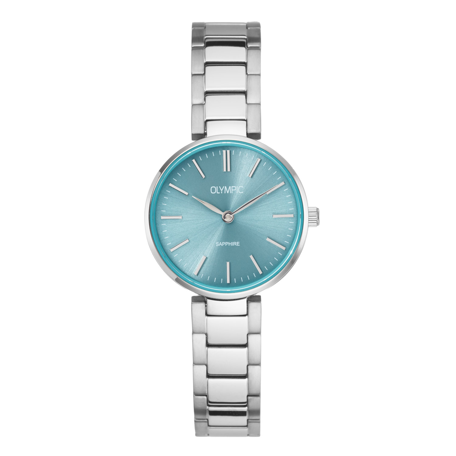 Olympic OL80DTT002 Titanium Horloge 28mm 
Dit unieke Olympic horloge met artikelnummer: OL80DTT002 is een dameshorloge met een classic sportieve uitstraling. Het horloge heeft een ronde titanium kast met een glanzende bezel en een licht blauwe wijzerplaat met zilverkleurige uursaanduiding. Aan de kast zit een titanium schakelband met een vouwsluiting. Het horloge heeft een saffierglas, een doorsnee van 28mm en is 5ATM.

Het merk:
Een mooi horloge hoeft niet duur te zijn! Het Nederlandse horlogemerk Olympic levert stoere chronografen, slimline series, digitale uurwerken en elegante dameshorloges. De prijs-kwaliteitverhouding staat bij Olympic hoog in het vaandel met prijzen die uiteenlopen van € 34,95 tot en met € 169,00.

100% Nederlands ontwerp, waterdicht en standaard 3 jaar fabrieksgarantie.

Specificaties:
- Ronde kast Ø 28mm
- Titanium horlogekast
- Blauwe wijzerplaat
- Titanium schakelband
- 5ATM 
- Standaard 3 jaar fabrieksgarantie
- Saffierglas