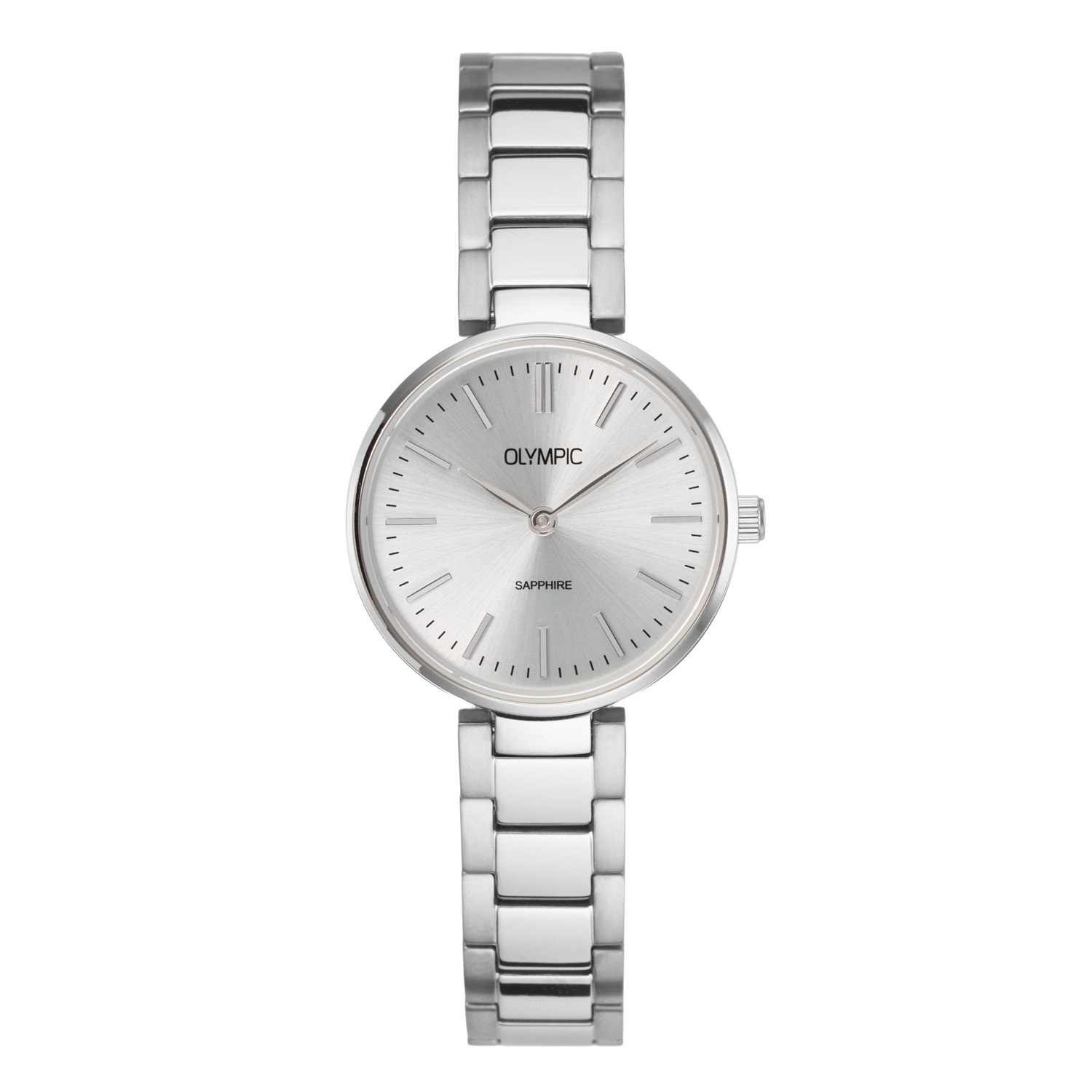 Olympic OL80DTT003 Titanium Horloge 28mm 
Dit unieke Olympic horloge met artikelnummer: OL80DTT003 is een dameshorloge met een classic sportieve uitstraling. Het horloge heeft een ronde titanium kast met een glanzende bezel en een zilverkleurige sunray wijzerplaat met zilverkleurige uursaanduiding. Aan de kast zit een titanium schakelband met een vouwsluiting. Het horloge heeft een saffierglas, een doorsnee van 28mm en is 5ATM.

Het merk:
Een mooi horloge hoeft niet duur te zijn! Het Nederlandse horlogemerk Olympic levert stoere chronografen, slimline series, digitale uurwerken en elegante dameshorloges. De prijs-kwaliteitverhouding staat bij Olympic hoog in het vaandel met prijzen die uiteenlopen van € 34,95 tot en met € 169,00.

100% Nederlands ontwerp, waterdicht en standaard 3 jaar fabrieksgarantie.

Specificaties:
- Ronde kast Ø 28mm
- Titanium horlogekast
- Zilverkleurige wijzerplaat
- Titanium schakelband
- 5ATM 
- Standaard 3 jaar fabrieksgarantie
- Saffierglas