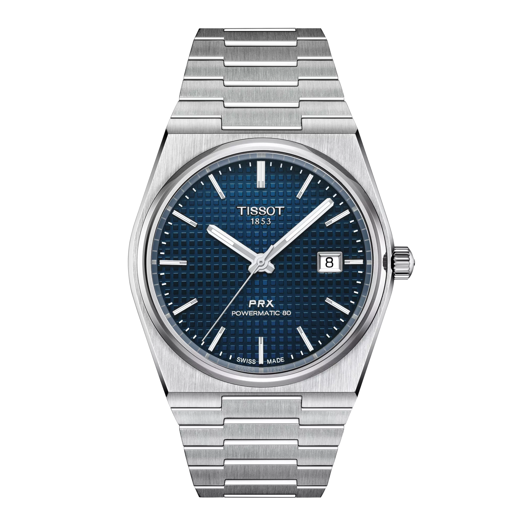 Dit Tissot horloge behoort tot de PRX Powermatic 80 collectie.
Referentienummer: T137.407.11.041.00 

De Tissot is voorzien van een Kaliber 11 1/2''' uurwerk en de kast is gemaakt van edelstaal. Het horloge heeft een diameter van 40 mm en is getest op een waterdichtheid van 10 ATM / 100 meter. De band is gemaakt van edelstaal.