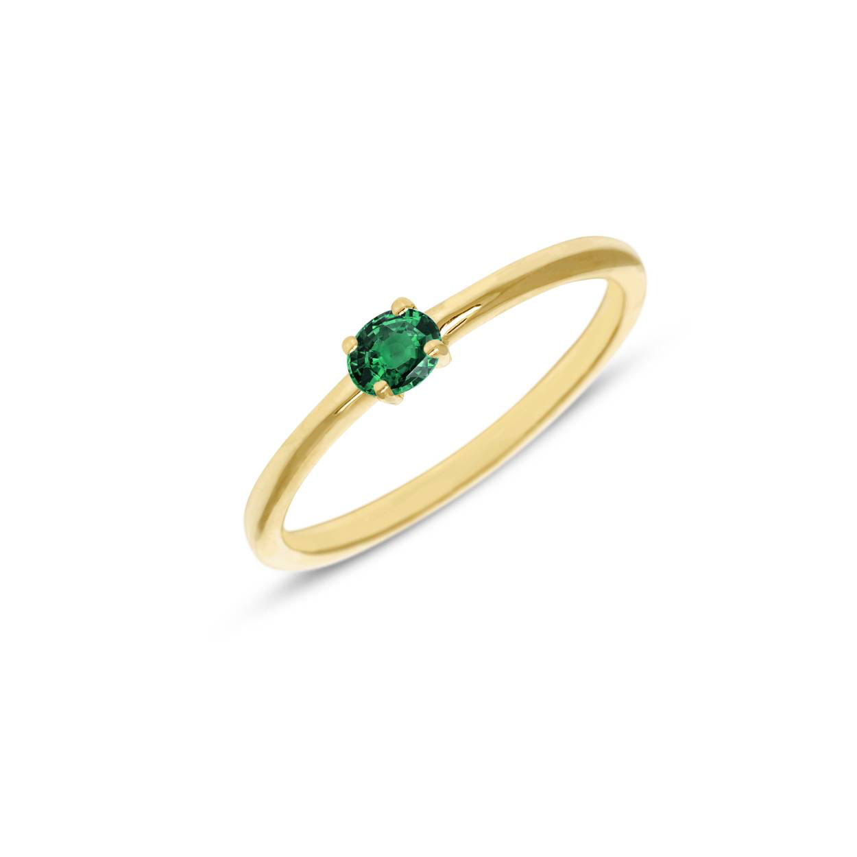 Deze 14 kt geelgouden ring is een elegant juweel met een prachtige toermalijn. 