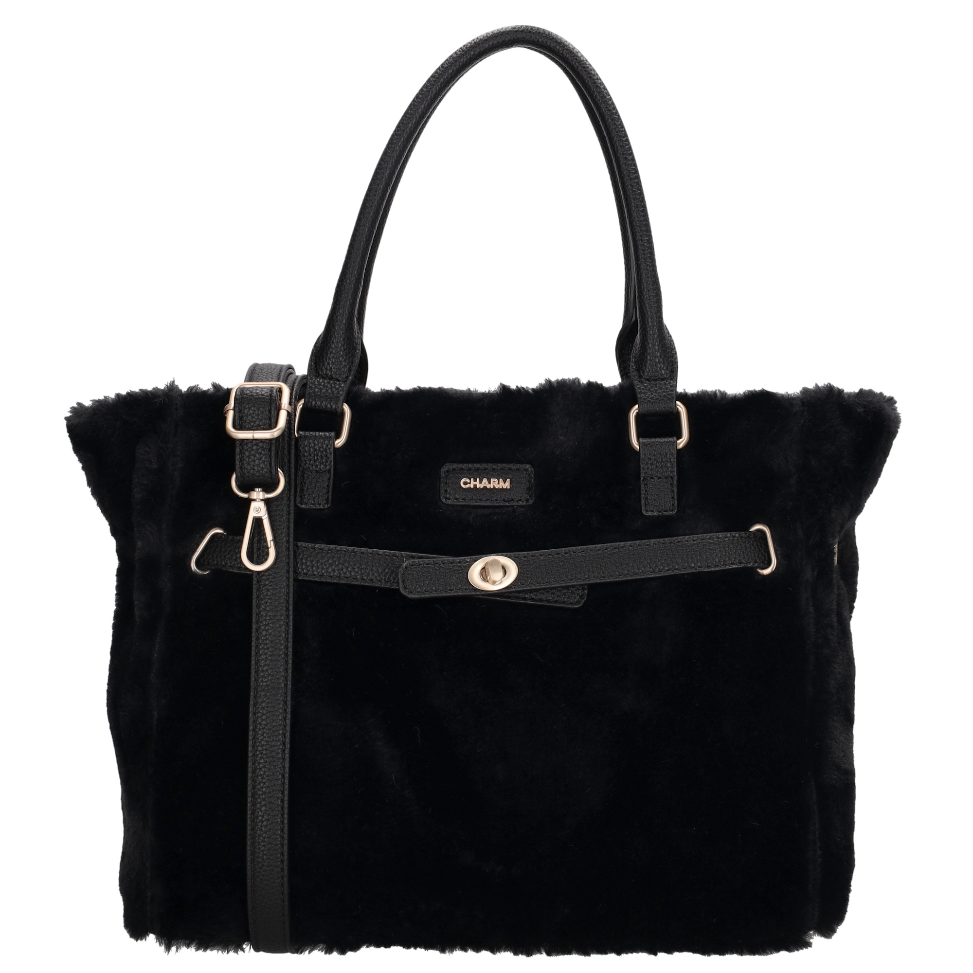 De Charm London Alaska Shopper is een elegante handtas met een zachte fur-look die zorgt voor modieuze uitstraling. De tas heeft een praktisch interieur met een tussenvak en een klein ritsvak, ideaal voor het opbergen van je dagelijkse essentials. Je draagt de tas comfortabel in de hand of met de verstelbare en afneembare schouderband ook makkelijk over de schouder.

Kenmerken:

Shopper van zacht fur-materiaal

Tussenvak en klein ritsvak aan de binnenzijde

Handvatten voor dragen in de hand

Verstelbare en afneembare schouderband

Stijlvol en functioneel ontwerp