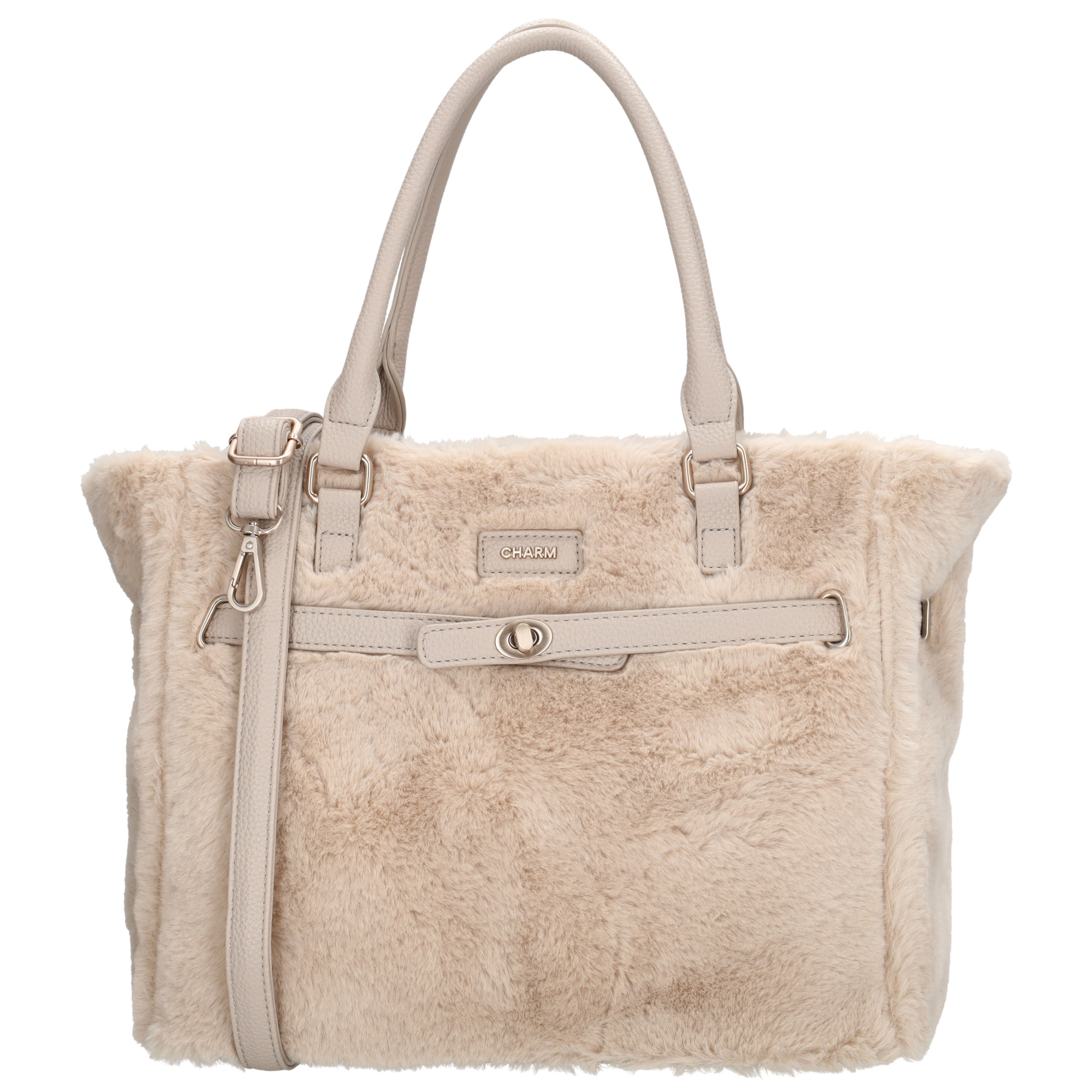 De Charm London Alaska Shopper is een elegante handtas met een zachte fur-look die zorgt voor modieuze uitstraling. De tas heeft een praktisch interieur met een tussenvak en een klein ritsvak, ideaal voor het opbergen van je dagelijkse essentials. Je draagt de tas comfortabel in de hand of met de verstelbare en afneembare schouderband ook makkelijk over de schouder.

Kenmerken:

Shopper van zacht fur-materiaal

Tussenvak en klein ritsvak aan de binnenzijde

Handvatten voor dragen in de hand

Verstelbare en afneembare schouderband

Stijlvol en functioneel ontwerp