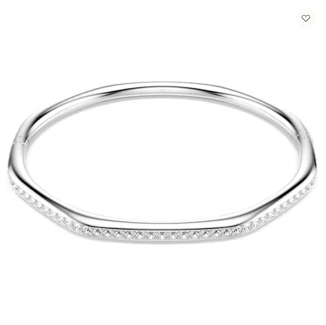 Deze Dextera-armband, een van Swarovski&rsquo;s populairste stijlen, is een chic statement. Het slanke, achthoekige ontwerp met rhodium toplaag is geaccentueerd met een rij precisiegeslepen kristallen in een verfijnde klauwzetting. Draag de armband los of combineer hem met andere armbanden voor extra glans.