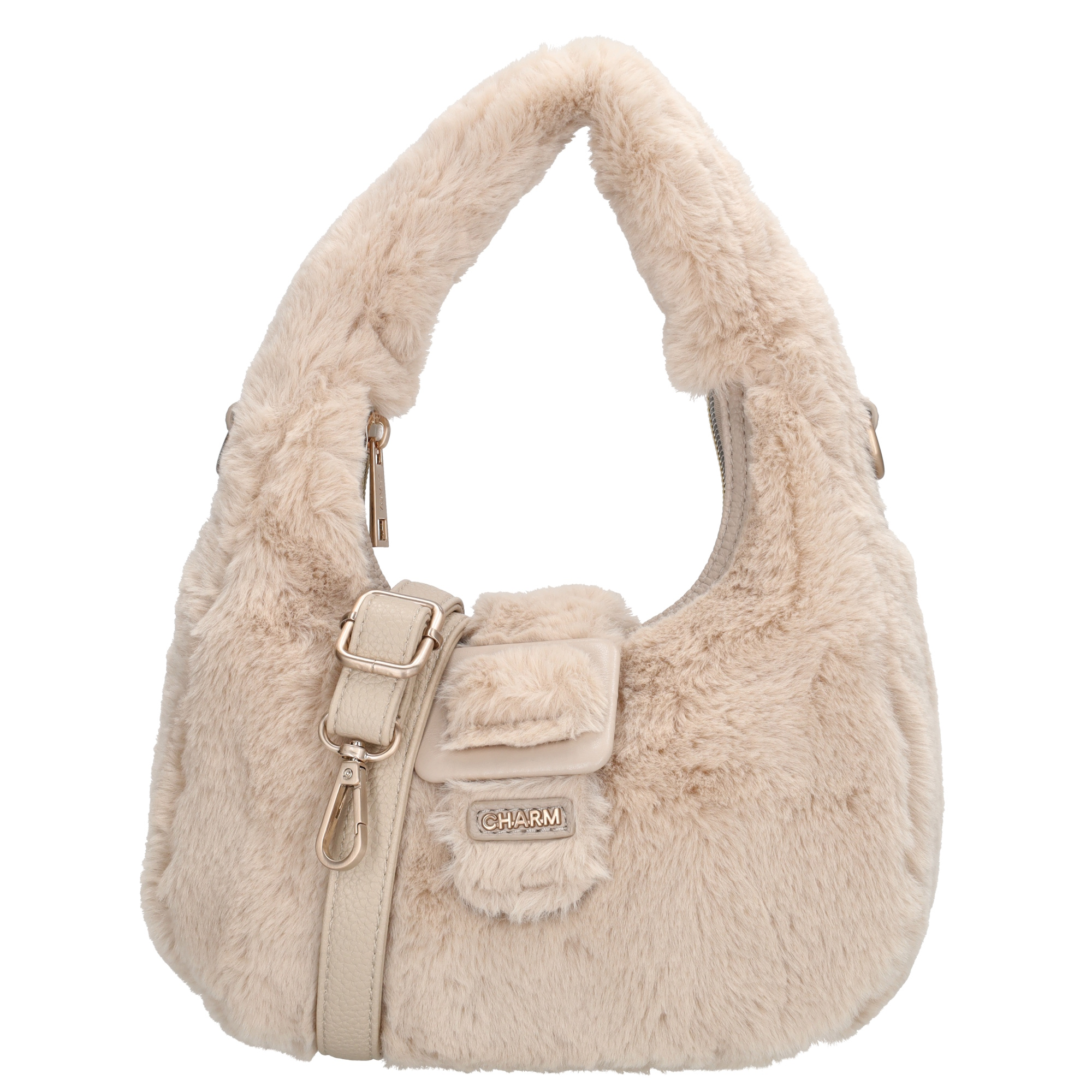 De Charm London Alaska handtas is een compacte en stijlvolle tas van zacht bontmateriaal. De tas sluit met een ritssluiting en heeft een overslag met gespdetail, die vastzit met een handige magneetsluiting. Binnenin zit een ritsvak voor kleine essentials. De tas wordt geleverd met een verstelbare en afneembare schouderband, zodat je haar ook crossbody kunt dragen.


Kenmerken:
• Gemaakt van zacht bontmateriaal
• Ritssluiting met overslag en magneetsluiting
• Binnenin een ritsvak
• Inclusief verstelbare en afneembare schouderband
